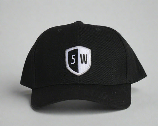 5W Baseball Cap | Black