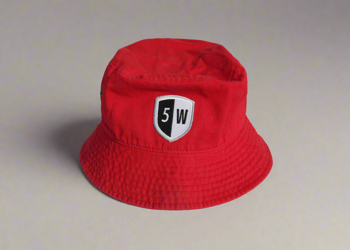 5W Bucket Hat | Red