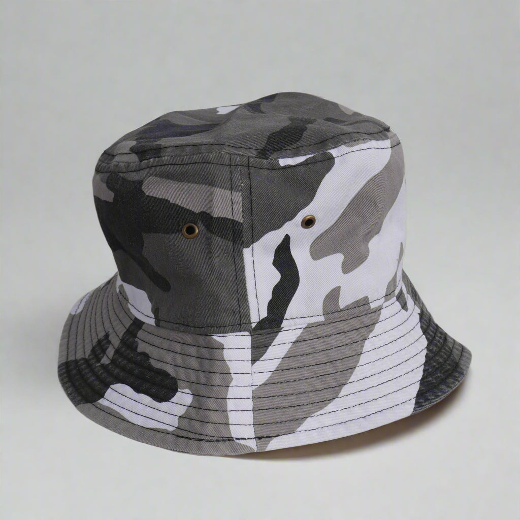 5W Bucket Hat | Woodland Camo