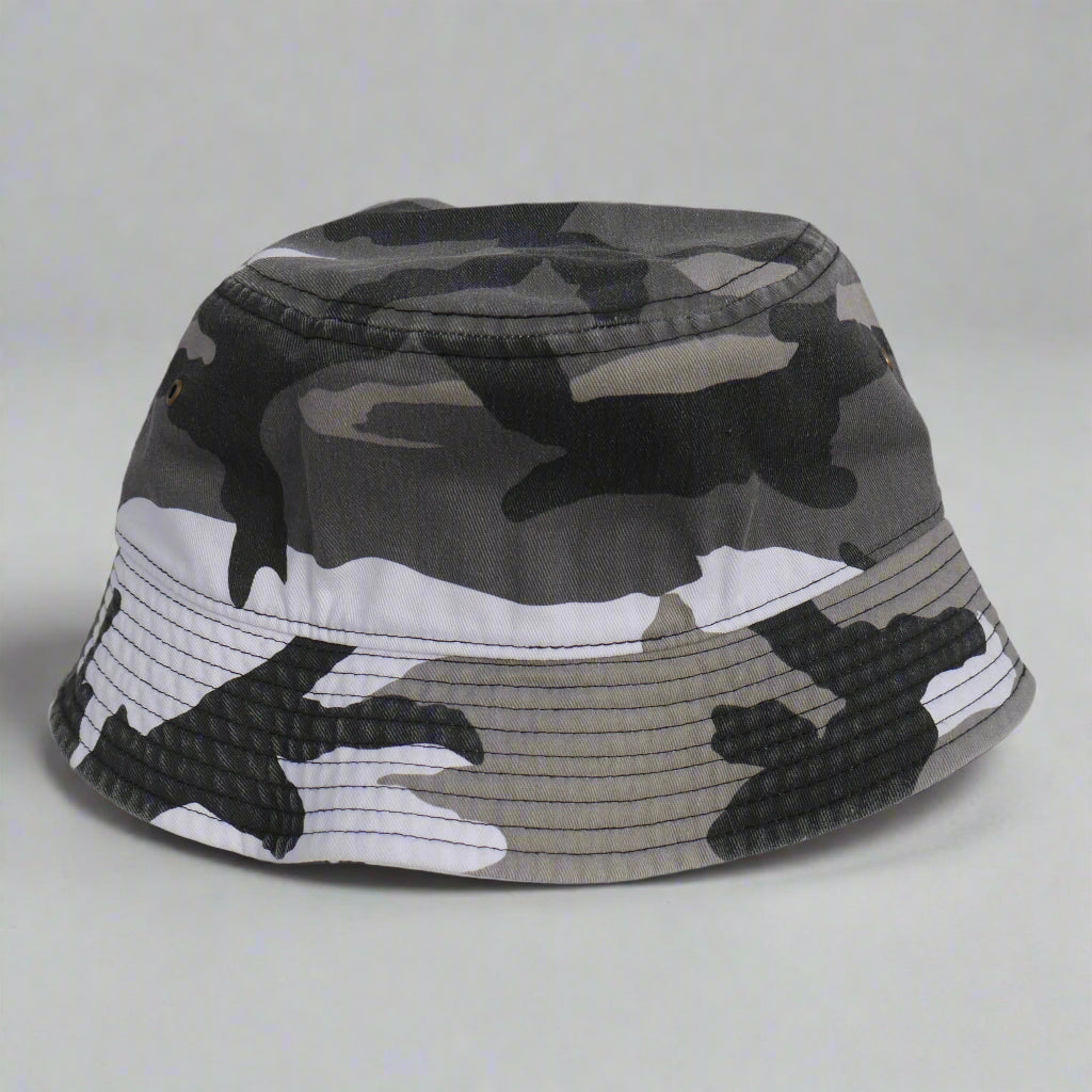 5W Bucket Hat | Woodland Camo